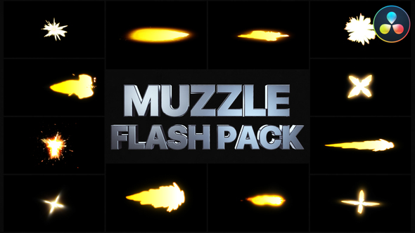 Muzzle Flash Pack | DaVinci Resolve