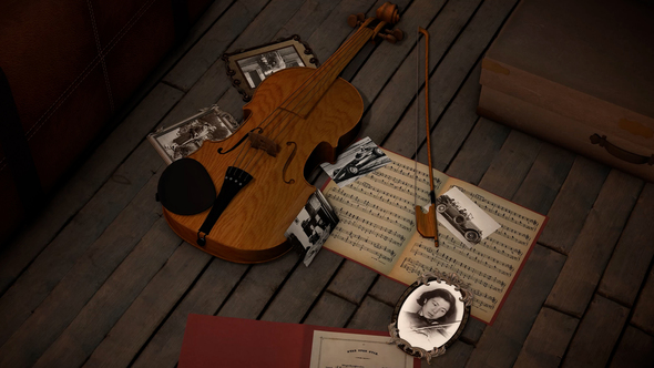 Vintage & Retro Slideshow Video Displays template preview