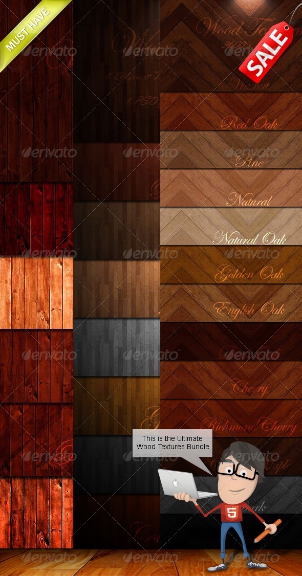 Wood Textures Bundle