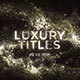 Gold Luxury Titles - VideoHive Item for Sale