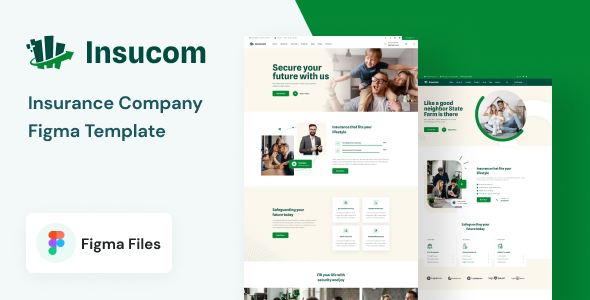 Insucom - Insurance Company Figma Template