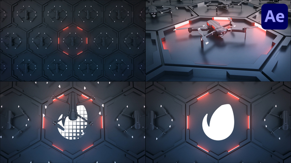 Drone Logo for After Effects