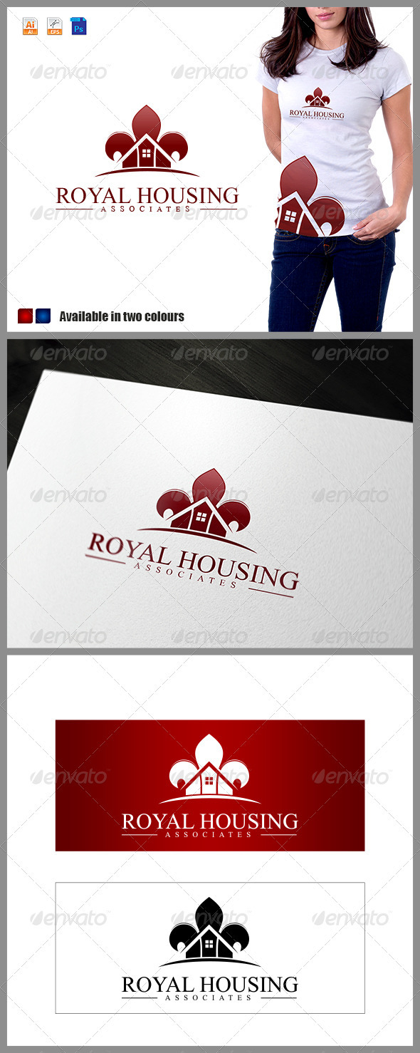 Royal Housing Associates Logo - Buildings Logo Templates