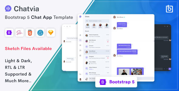 Chatvia - Bootstrap 5 Chat App Template