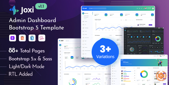 Joxi - Bootstrap 5 Admin Dashboard Template by EnvyTheme | ThemeForest