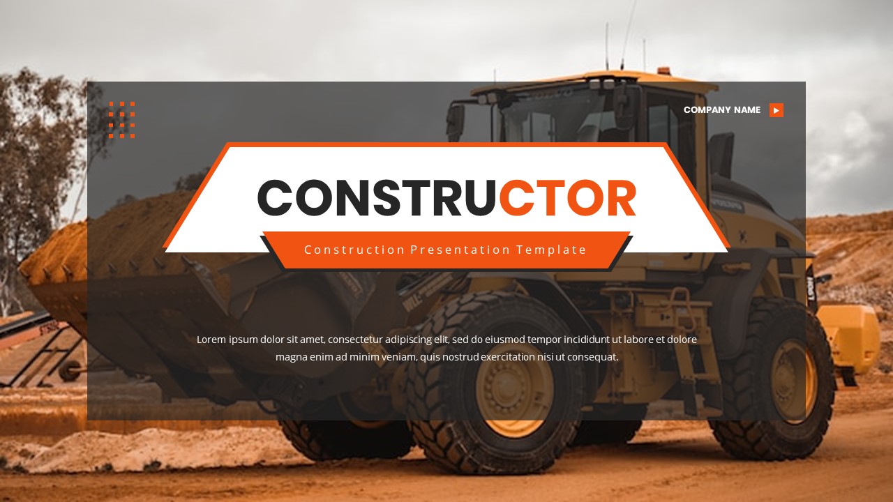 Constructor - Construction Powerpoint, Presentation Templates ...