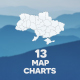 13 Map Charts | 17 Markers | 225 Maps | Infographics Pack - VideoHive Item for Sale