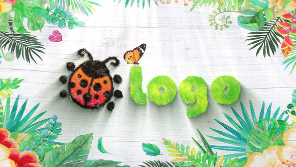 Nature Grass Logo Logo Stings template preview