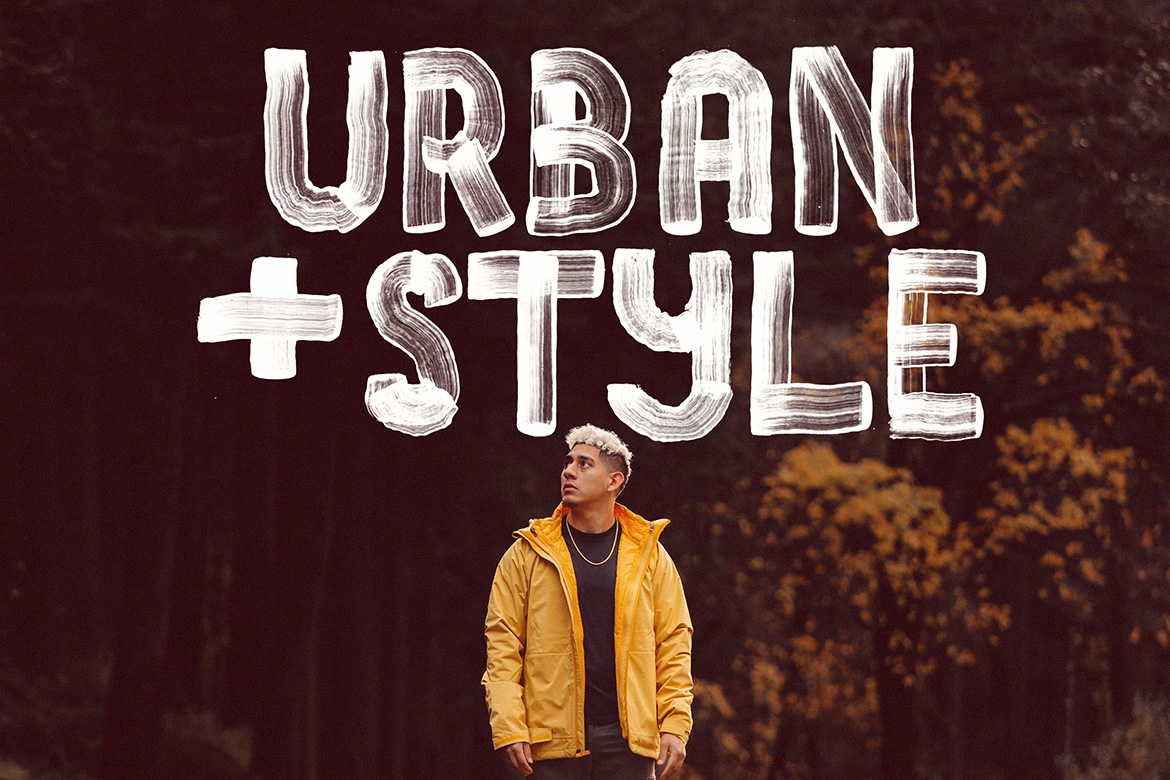 Flowing Lines Svg Brush Font, Fonts GraphicRiver