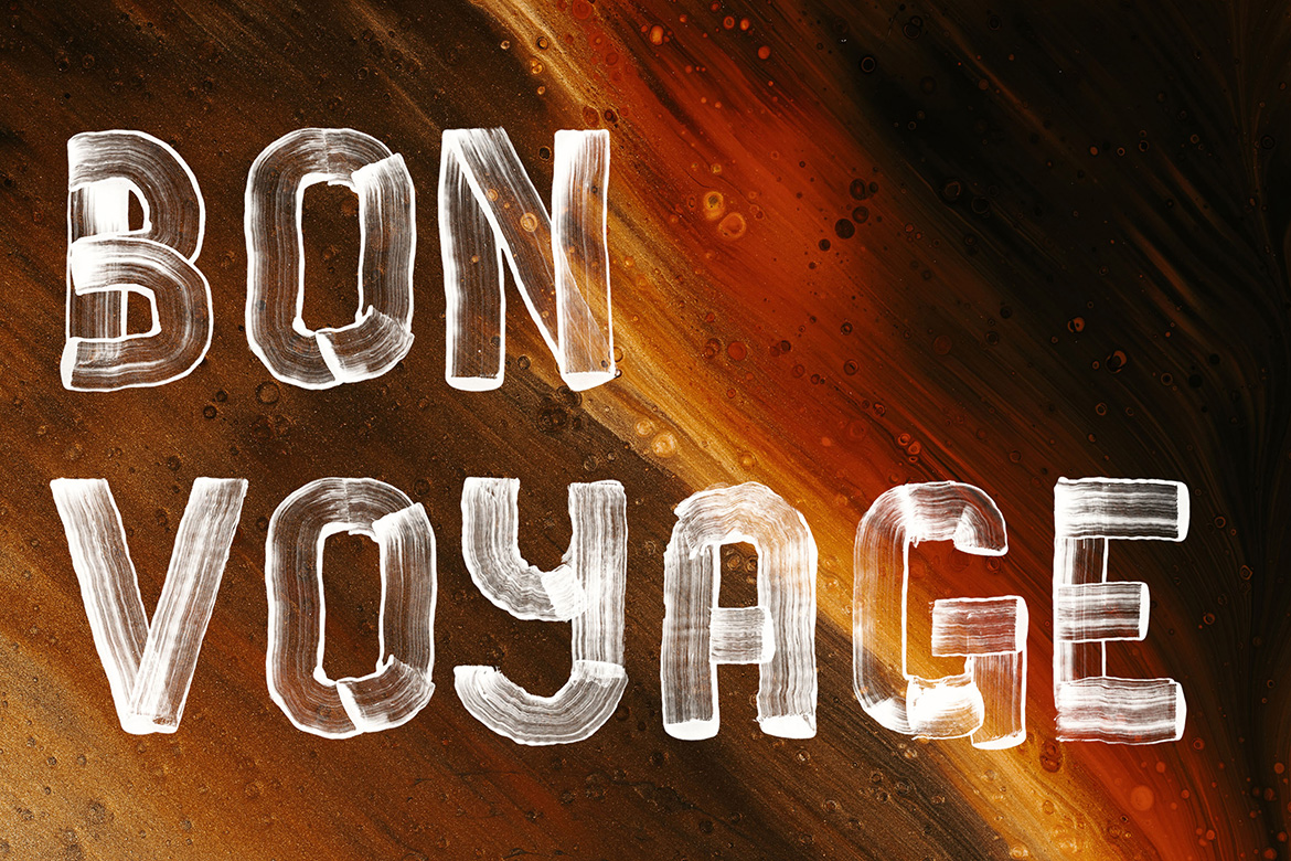 Flowing Lines Svg Brush Font, Fonts GraphicRiver