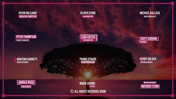 Simple Lower Thirds | After Effects Titles template preview