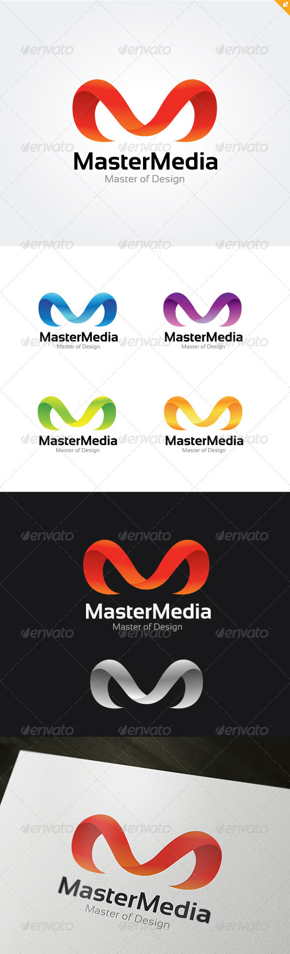 Master Media Logo - Letters Logo Templates