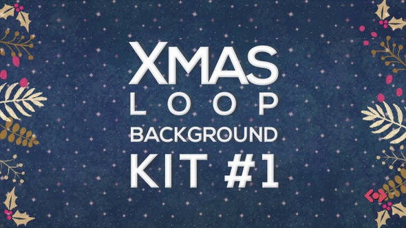 Christmas Loop Background Kit 1