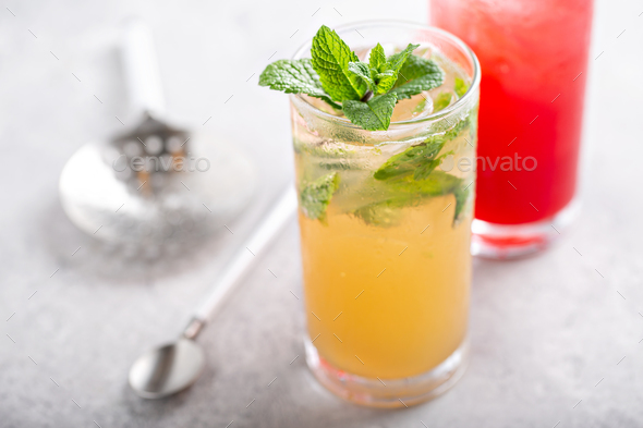 Mojito and Sea breeze cocktail - Stock Photo - Images
