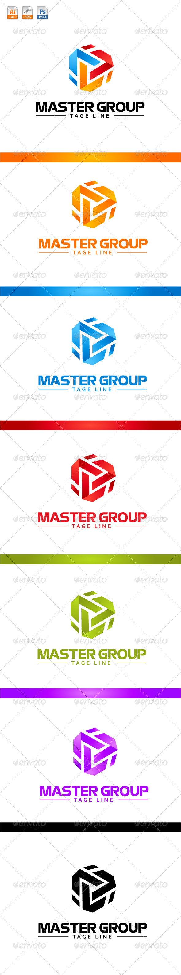 Master Group Logo - Vector Abstract