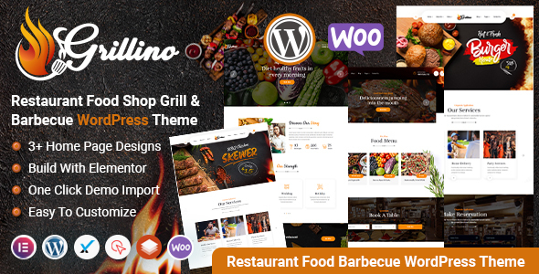Grillino – Grill & Restaurant WordPress Theme