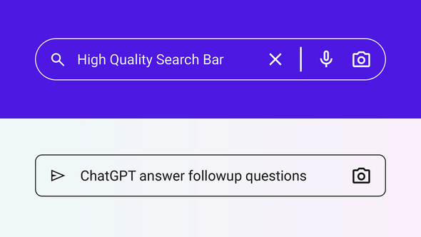 Search Bar Elements template preview