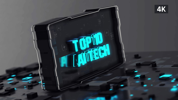 Top 10 AI Tech Video Displays template preview