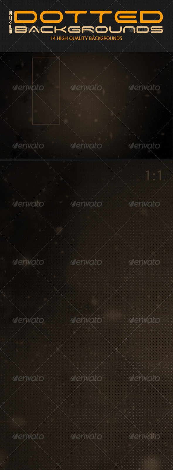 Dotted Space Backgrounds - Abstract Backgrounds