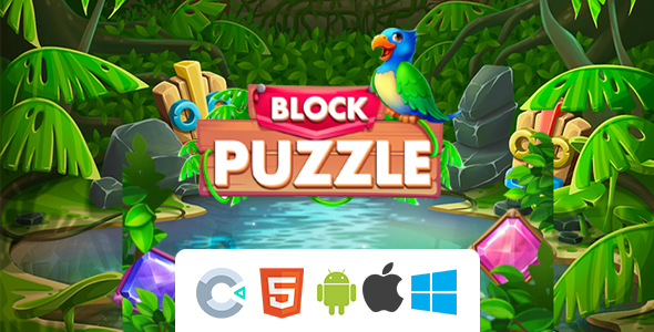 Junlge Block Puzzle ( Construct 3)