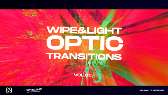 Wipe and Light Optic Transitions Vol. 01 Elements template preview