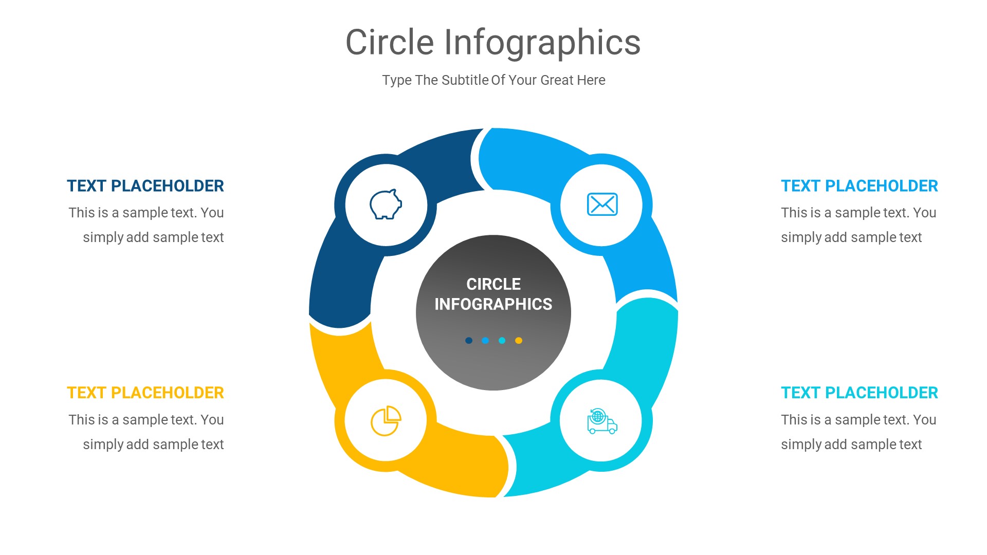 Circle Infographics Powerpoint Presentation, Presentation Templates