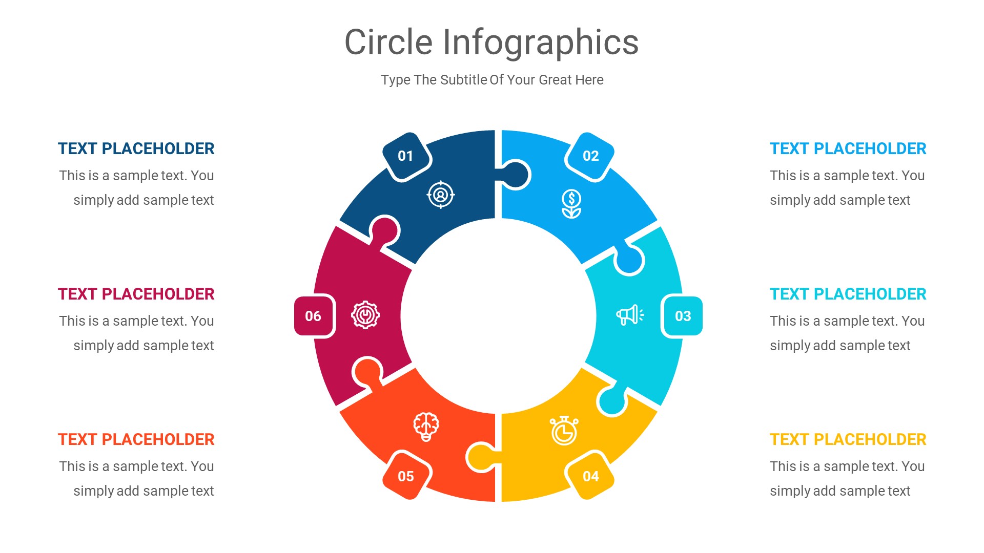 Circle Infographics Powerpoint Presentation, Presentation Templates