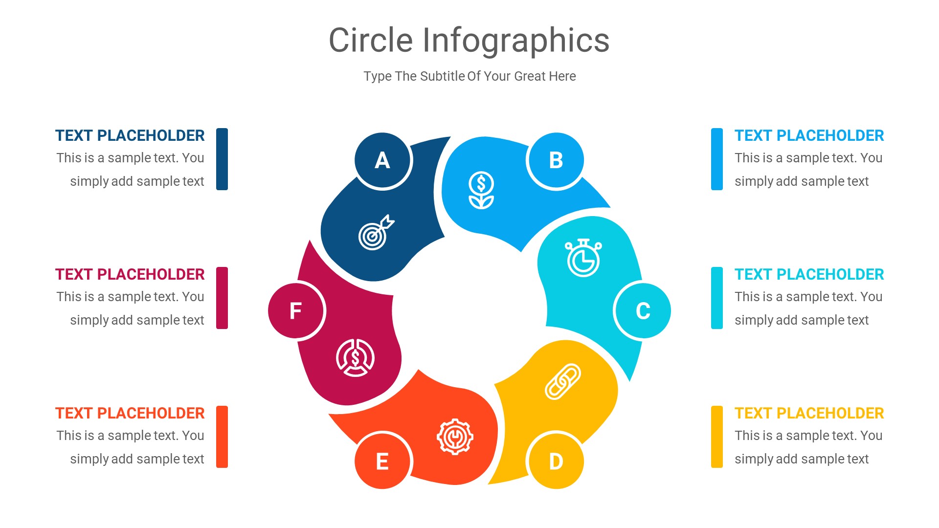 Circle Infographics PowerPoint Presentation, Presentation Templates