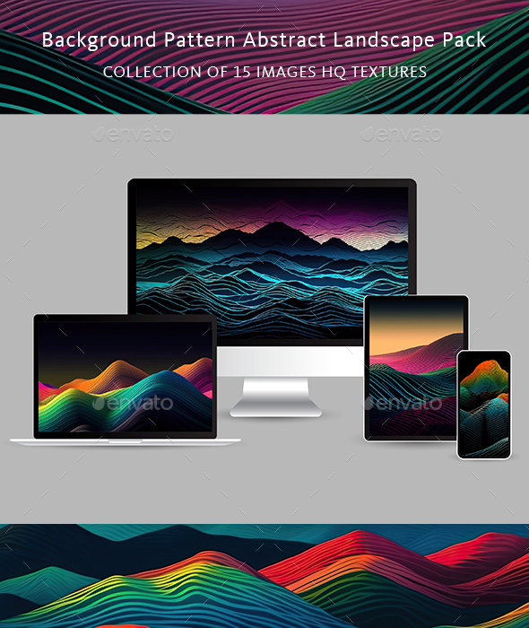 Background Pattern Abstract Landscape Pack