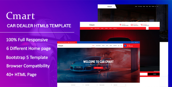 Cmart - Car Dealer HTML Template