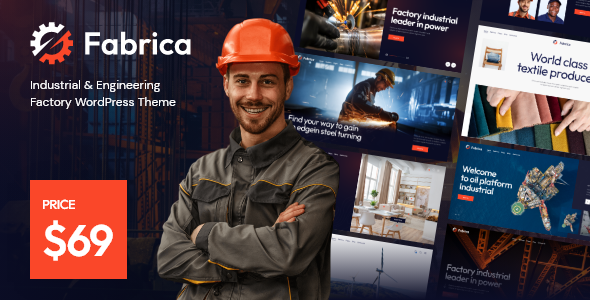Fabrica - Industrial & Engineering Factory WordPress Theme