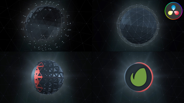 HiTech Futuristic Ball for DaVinci Resolve