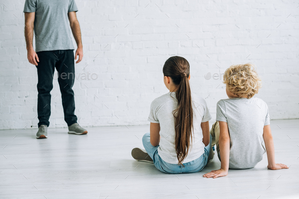 kids sitting on floor