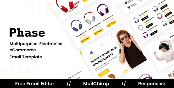 Phase Electronics eCommerce - Multipurpose Responsive Email Template