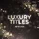 Premium Luxury Titles - VideoHive Item for Sale