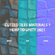Cutted Tiles Materials 1 HDRP Unity