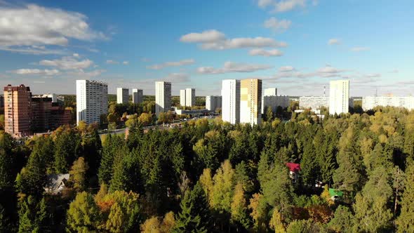 Zelenograd Is Ecologically Clean District of Moscow in Russia