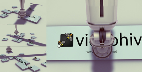 Robot Arm Logo - VideoHive 3728103