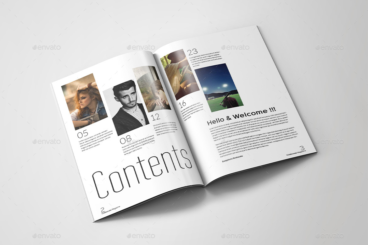 Corlaborate - Magazine, Print Templates | GraphicRiver