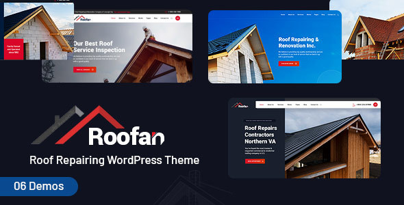 Roofan - Roofing Services WordPress Theme