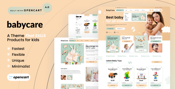 Babycare - Opencart 4 Baby Store Template