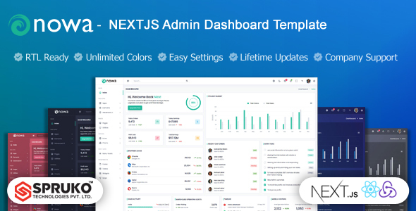 Nowa – Nextjs Admin Dashboard Template