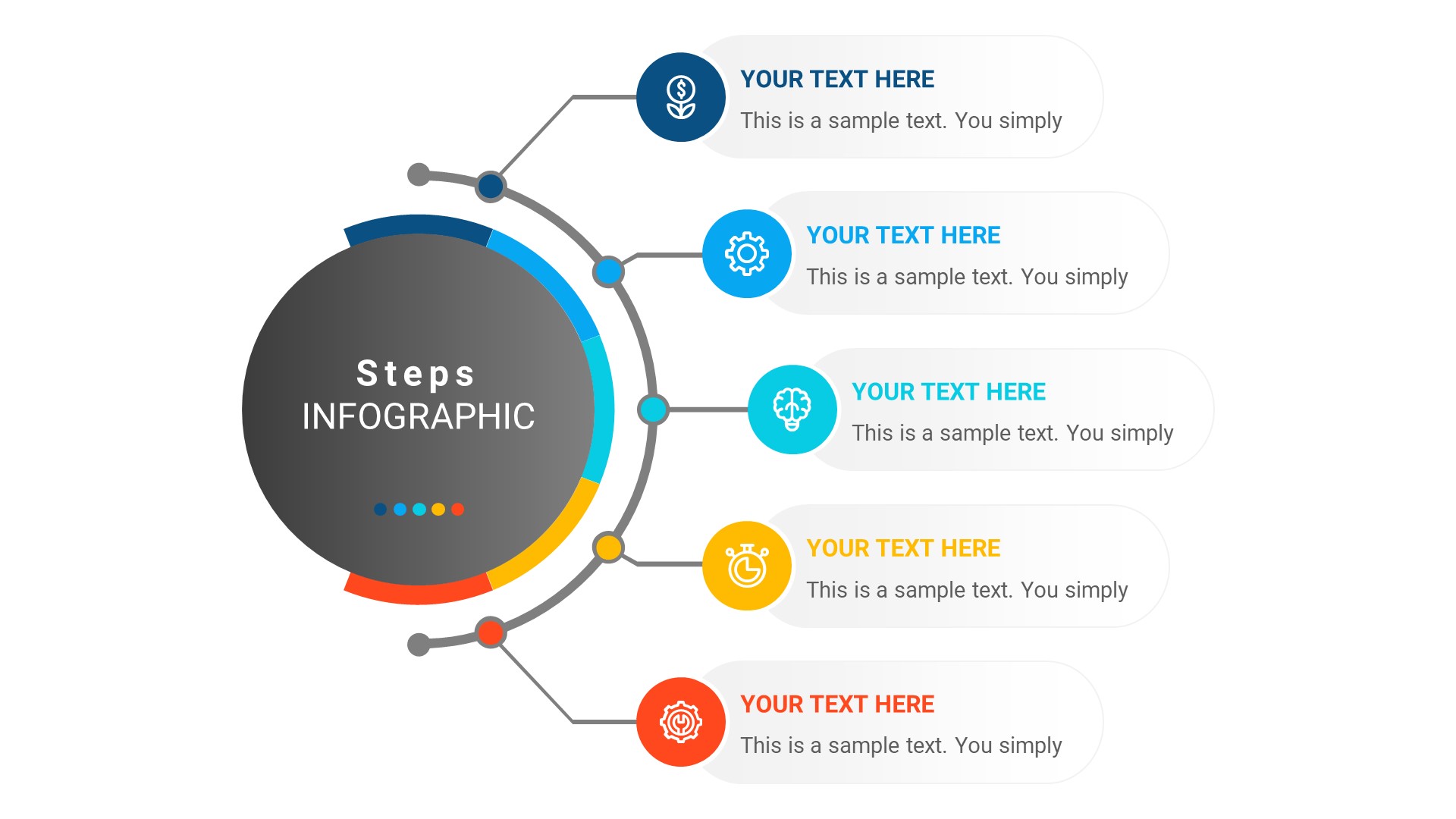 Steps Infographics Powerpoint Template Diagrams, Presentation Templates