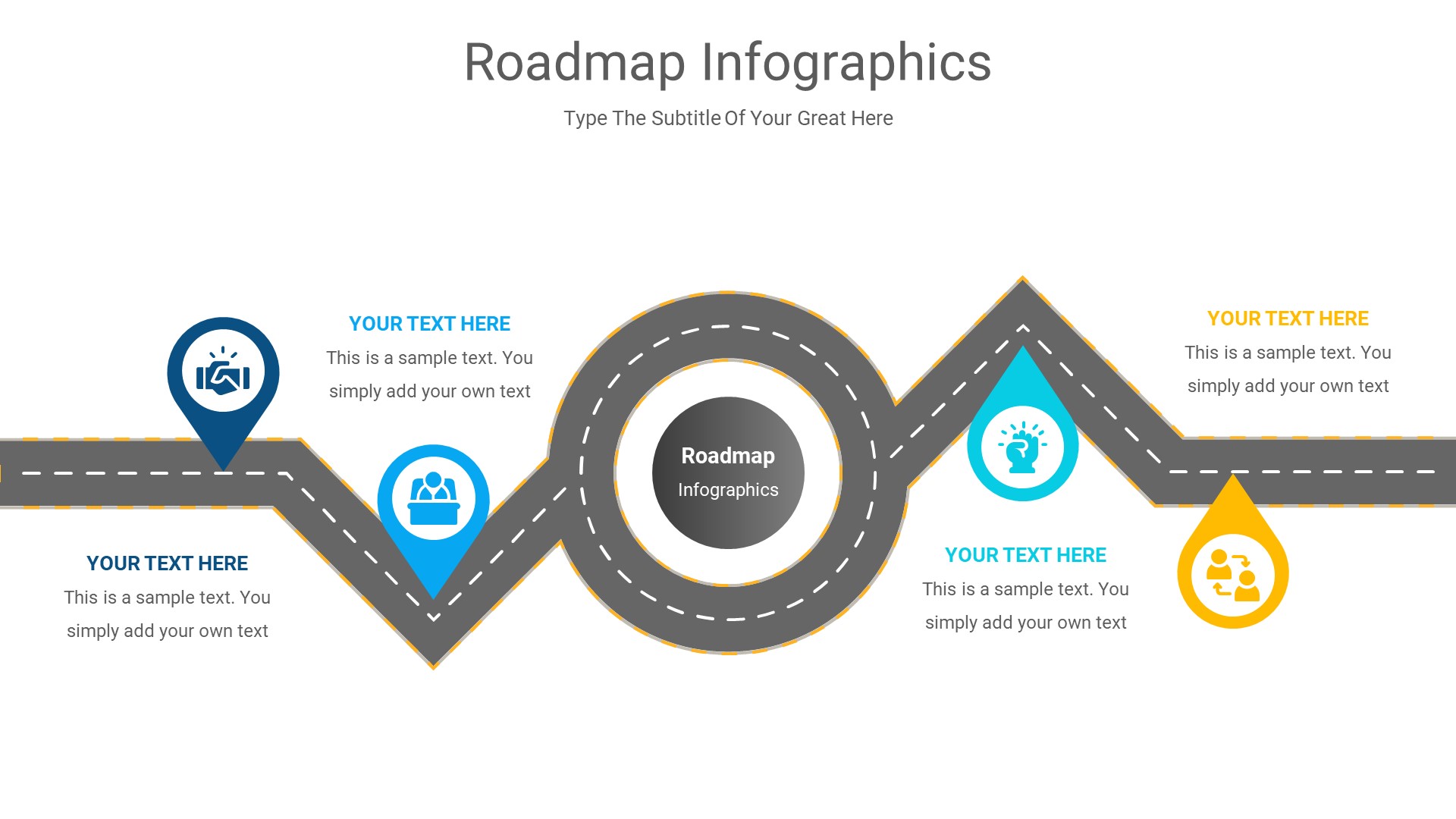 RoadMap Diagrams PowerPoint Template diagrams Presentation Templates