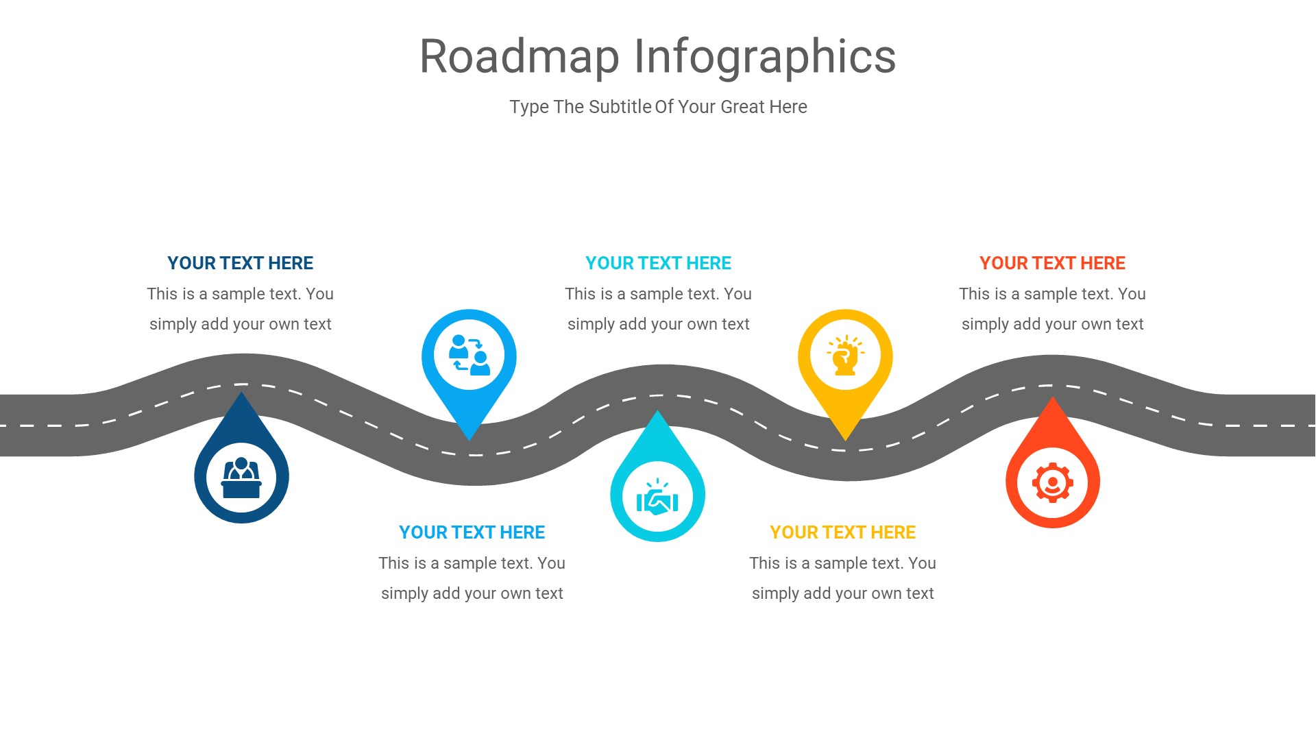 RoadMap Diagrams PowerPoint Template diagrams Presentation Templates