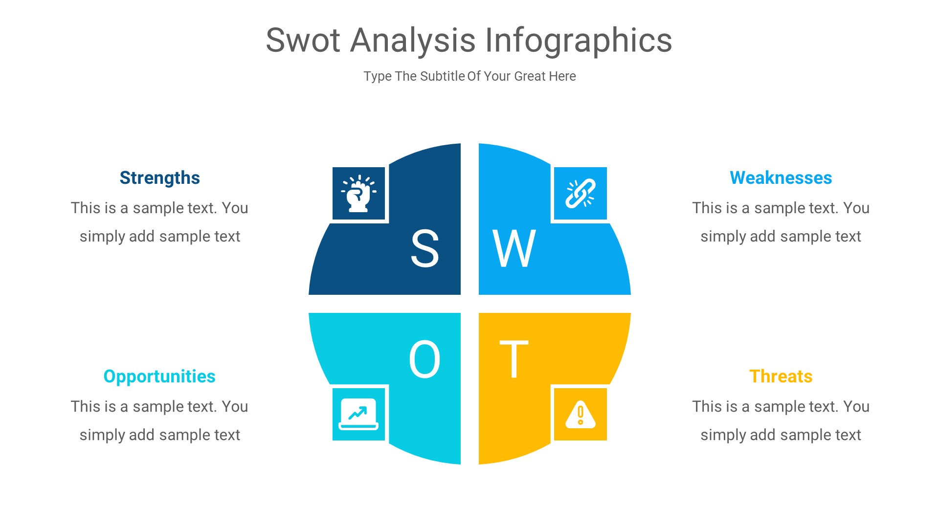 Swot Analysis Infographics PowerPoint Template diagrams by SOOZ_ART