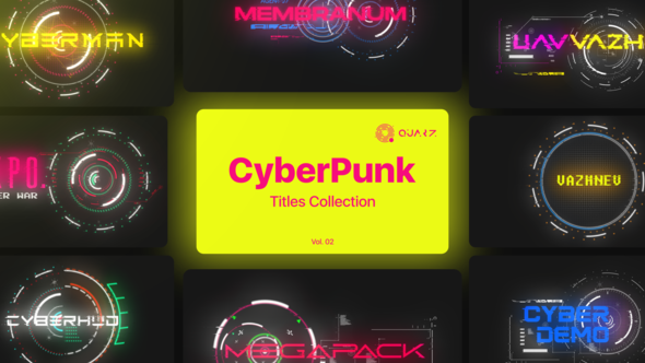 Cyberpunk Motion Titles Vol. 02