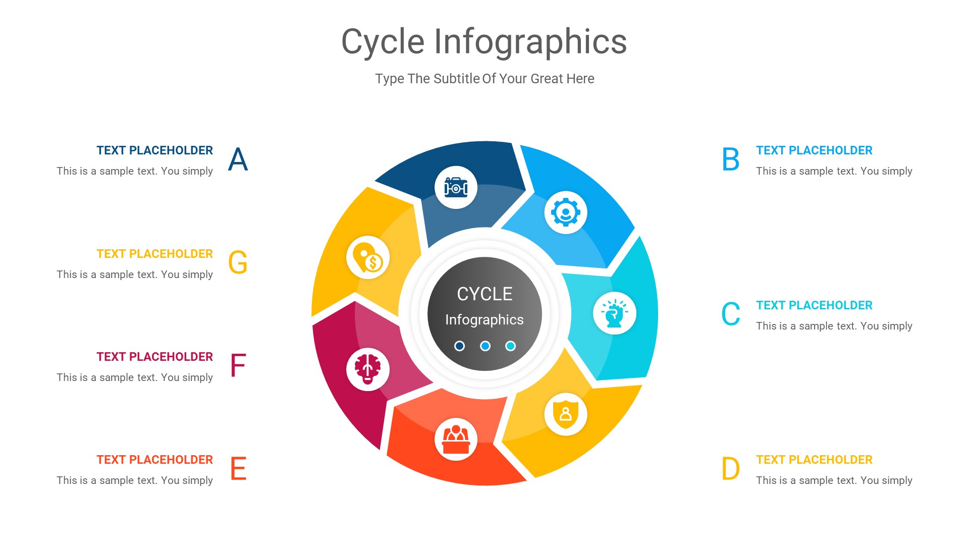 Cycle Infographics PowerPoint Presentation, Presentation Templates