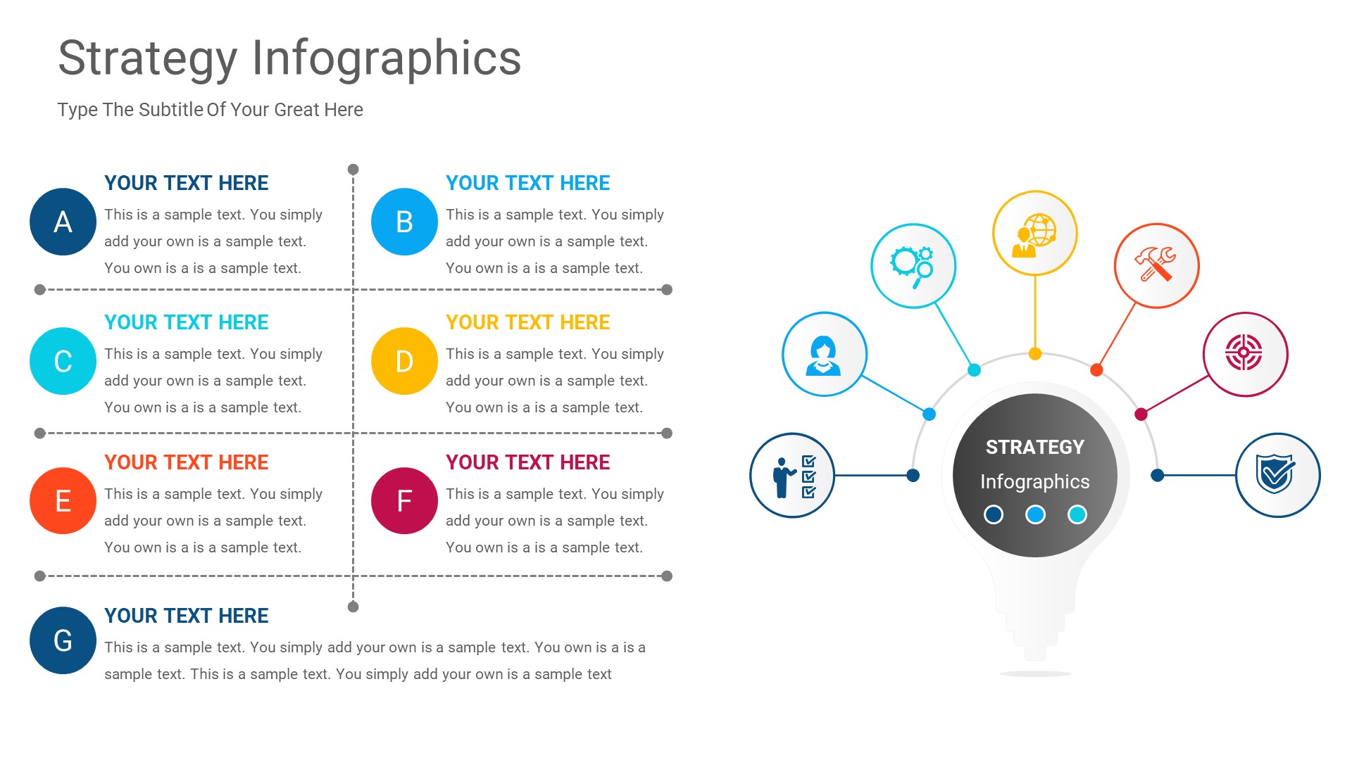 Strategy Powerpoint Infographics Pack, Presentation Templates 