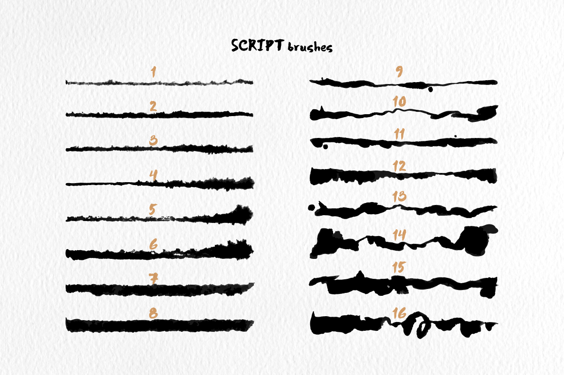 Script Brushes for Adobe Illustrator, Addons GraphicRiver